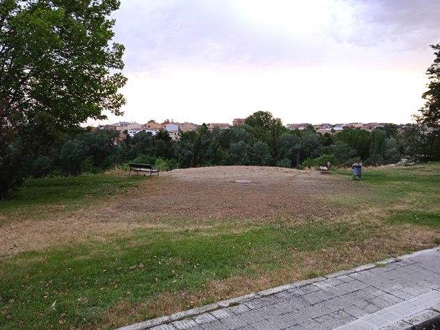 Vista actual del lugar